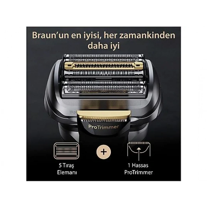 BRAUN Series 9 Pro 9527S Islak Kuru Tıraş Makinesi Gümüş