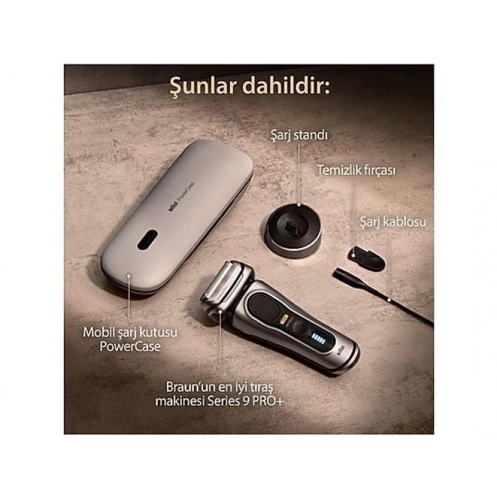 BRAUN Series 9 Pro 9527S Islak Kuru Tıraş Makinesi Gümüş