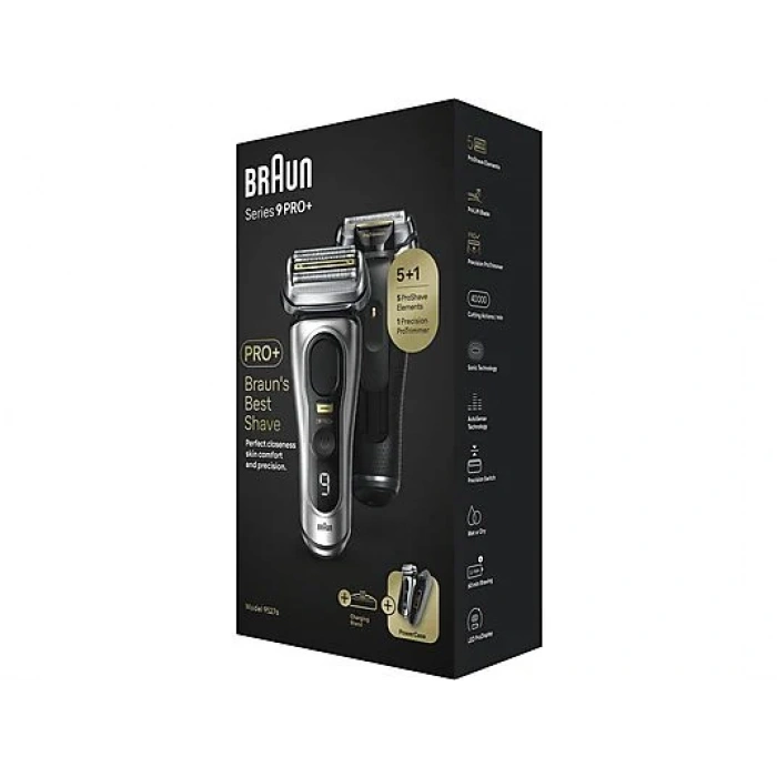 BRAUN Series 9 Pro 9527S Islak Kuru Tıraş Makinesi Gümüş