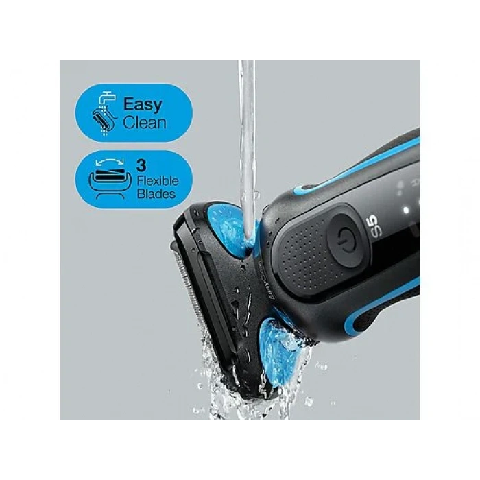 BRAUN Yeni Seri 5 B1200S Autosense Easyclean Easyclick Islak & Kuru Kablosuz Tıraş Makinesi