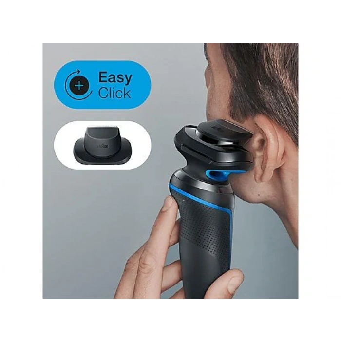 BRAUN Yeni Seri 5 B1200S Autosense Easyclean Easyclick Islak & Kuru Kablosuz Tıraş Makinesi