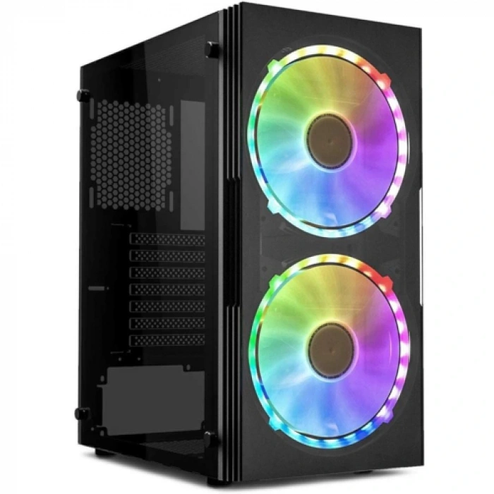 DarkFlash Aquarius-Acrylic 650W 80+Br RGB Mid Kasa