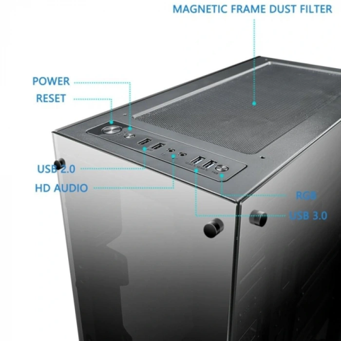 DarkFlash BF1 650W 80+Br RGB Mid Tower Kasa