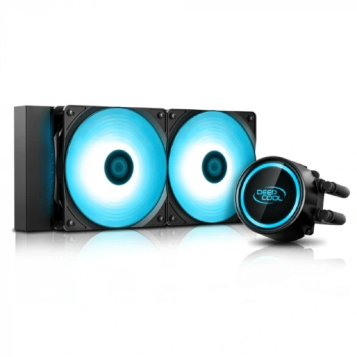 Deep Cool Castle 360R v2 RGB 240mm Sıvı CPU Soğt.