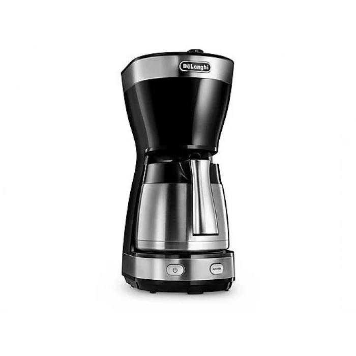 DELONGHI ICM16710 Filtre Kahve Makinesi Gümüş Siyah