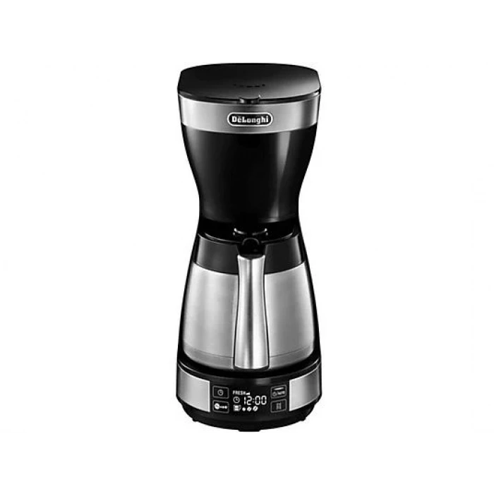 DELONGHI ICM16710 Filtre Kahve Makinesi Gümüş Siyah