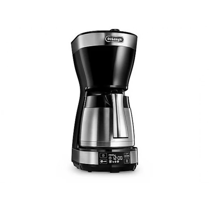 DELONGHI ICM16731 Filtre Kahve Makinesi Siyah Gümüş