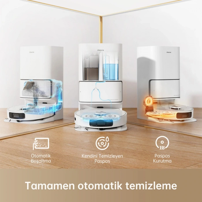 DREAME L10 Ultra Mop Robot Süpürge Beyaz