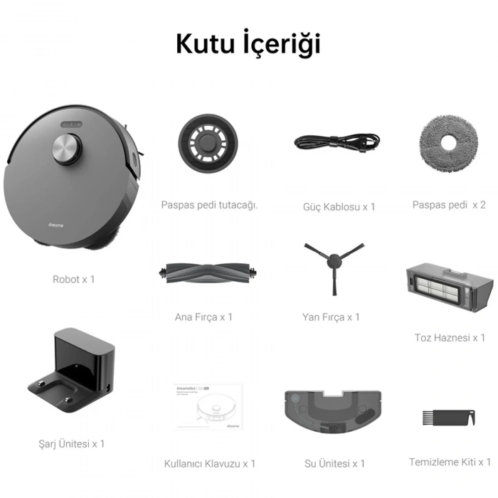 DREAME L10S Pro Robot Süpürge Siyah