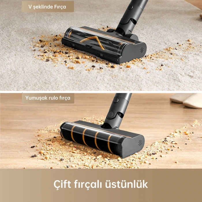 DREAME R10 Pro Akülü Şarjlı Dikey Süpürge Siyah