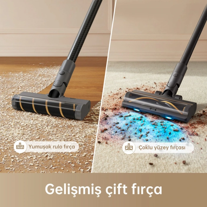 DREAME R20 Akülü Şarjlı Dikey Süpürge Gri