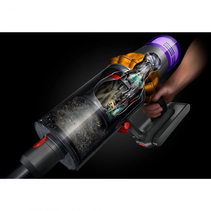 DYSON V15 Detect Kablosuz Şarjlı Dikey Süpürge Sarı Nikel