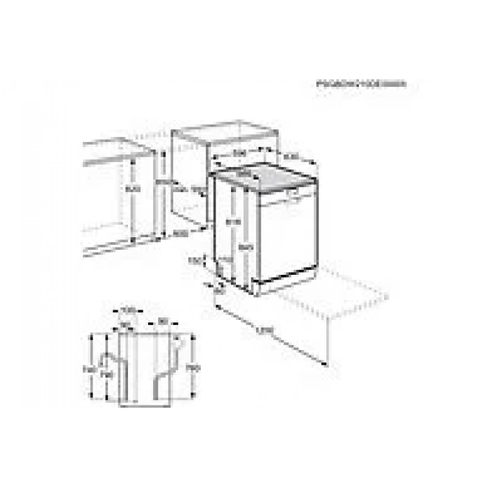 ELECTROLUX ESA47210SW E Enerji Sınıfı 13 Kişilik 10 Programlı Bulaşık Makinesi Beyaz