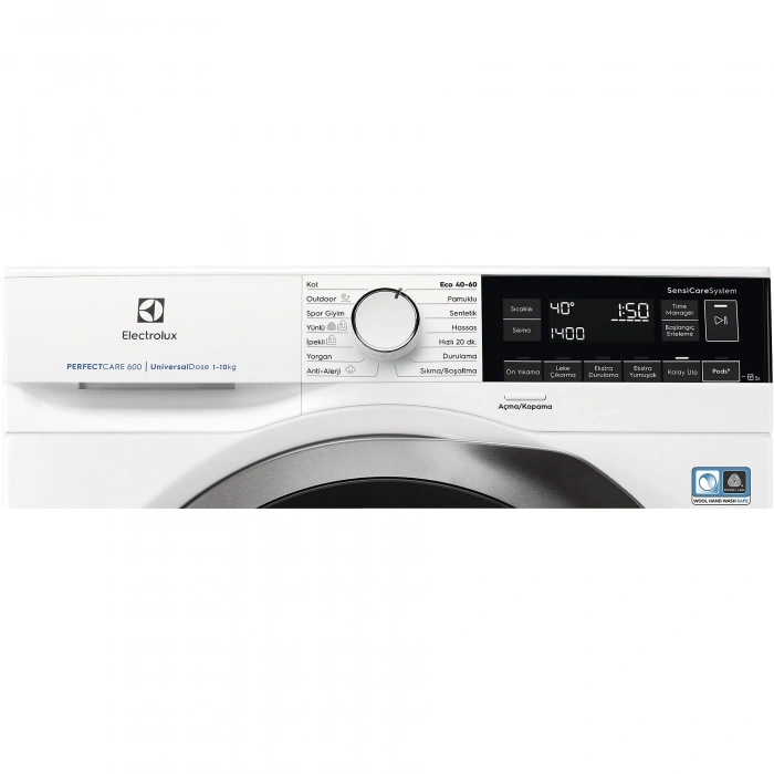 ELECTROLUX EW6F341PST A Enerji Sınıfı 10kg 1400 Devir Çamaşır Makinesi Beyaz