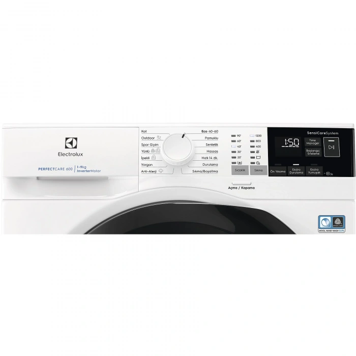 ELECTROLUX EW6FN429BT C Enerji Sınıfı 9kg 1200 Devir Çamaşır Makinesi Beyaz