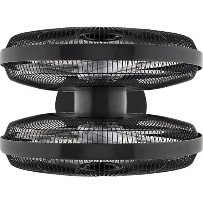 FAKIR Duoflow Çift Başlıklı Vantilatör Siyah