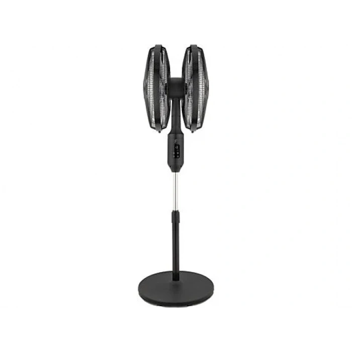 FAKIR Duoflow Çift Başlıklı Vantilatör Siyah