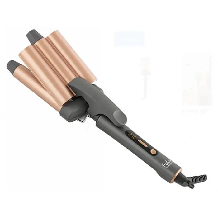 FAKIR Ion Fusion 3'lü Su Dalgası Maşası Gri