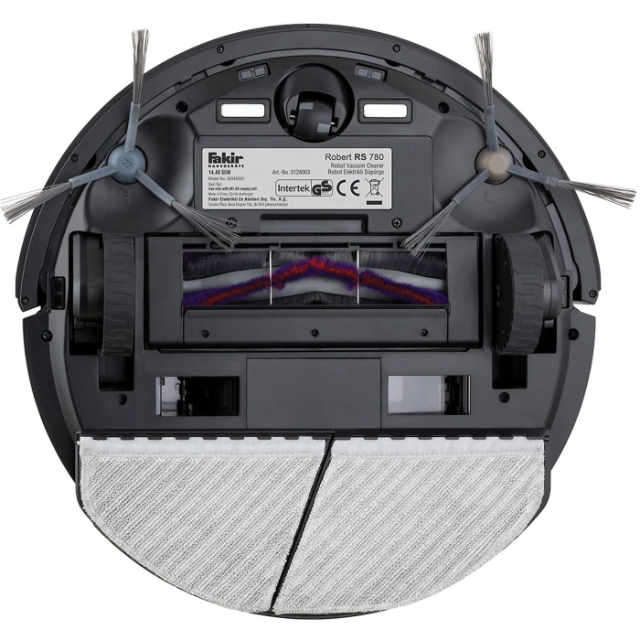 FAKIR Robert RS 780 Plus Robot Süpürge Siyah