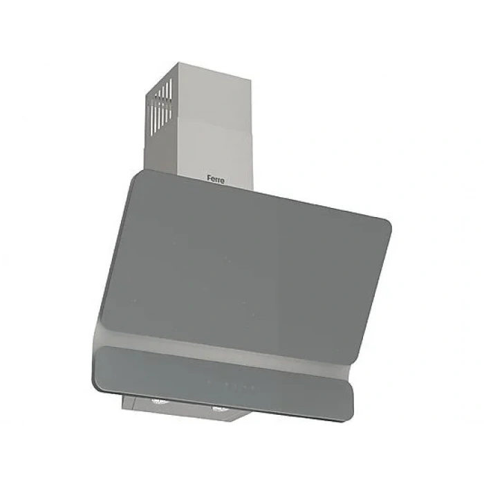 FERRE D082 Çift Camlı Plane Dokunmatik Davlumbaz Gri