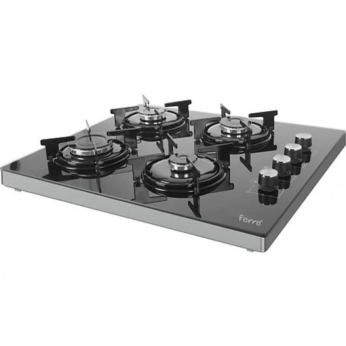 FERRE S2240 CE Cam Set Üstü Ocak Siyah