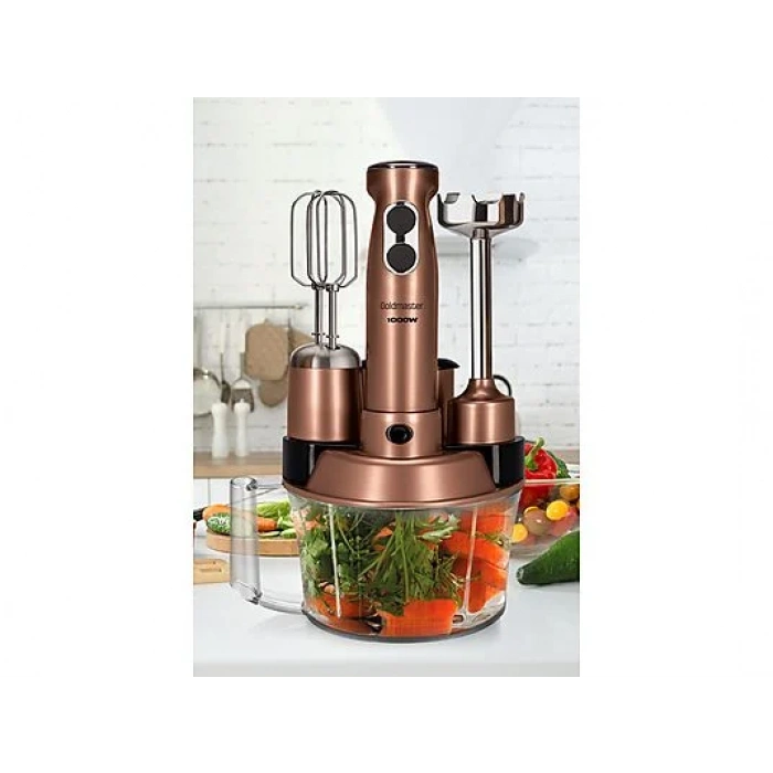 GOLDMASTER Elena Max GM-7239G Mutfak Robotu Gold