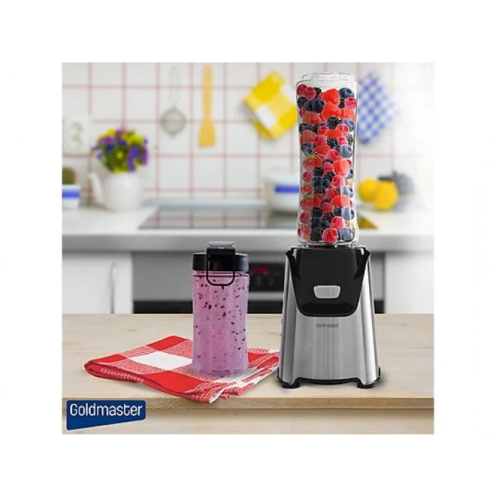 GOLDMASTER Quickmax GM-7256 Kişisel Smoothie Blender Inox