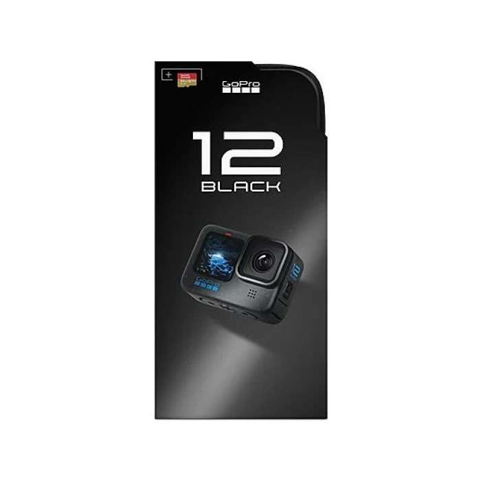 GOPRO Hero12 Black Kamera + SD Card Aksiyon Kamerası Siyah
