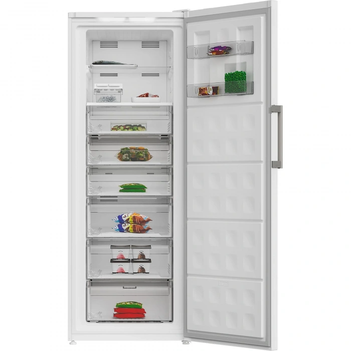 GRUNDIG GFNE 8440 E Enerji Sınıfı 6 Çekmeceli 404L No Frost Derin Dondurucu Beyaz