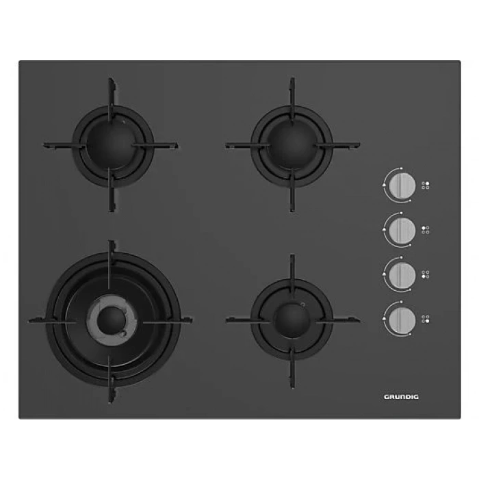 GRUNDIG GIGL 622410 GR Woklu Ankastre Cam Ocak Gri