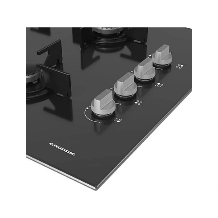 GRUNDIG GIGL 622410 GR Woklu Ankastre Cam Ocak Gri