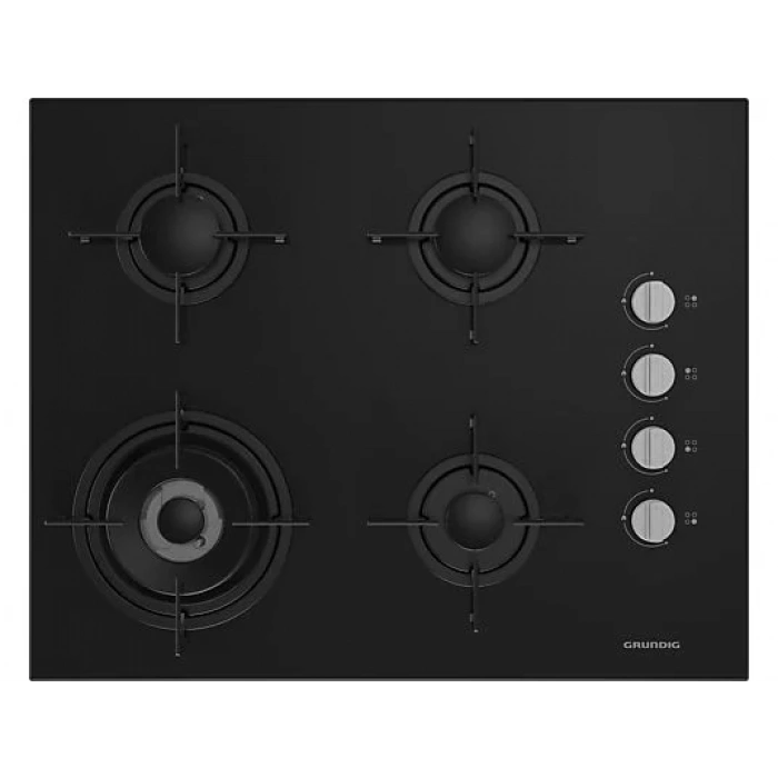 GRUNDIG GIGL 622410 Woklu Ankastre Cam Ocak Siyah