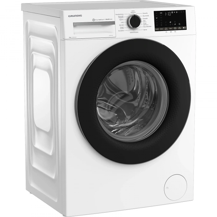 GRUNDIG GPWM 91623 C Enerji Sınıfı 9Kg 1000 Devir Çamaşır Makinesi Beyaz