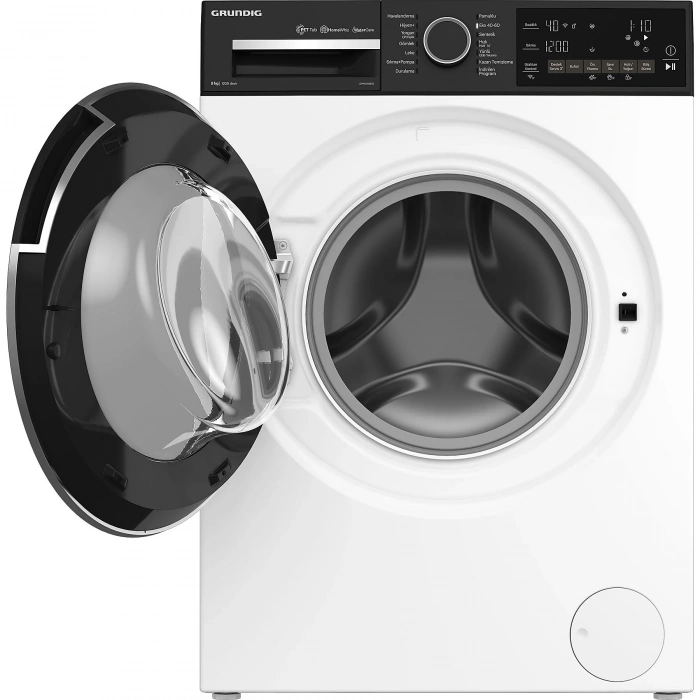 GRUNDIG GPWM 92855 A Enerji Sınıfı 9Kg 1200 Devir Çamaşır Makinesi Beyaz