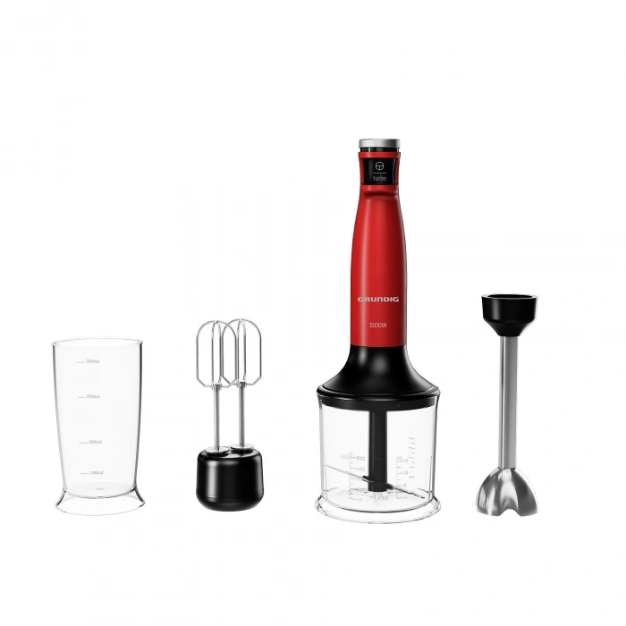GRUNDIG HBS 425051 Blender Seti Kırmızı