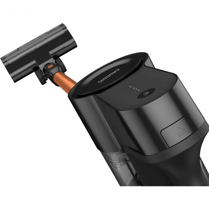 GRUNDIG VCP 5130 Kablosuz Şarjlı Dikey Süpürge Metalik Turuncu