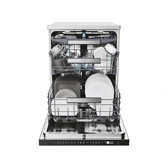 HAIER XF 4A4M4PX A Enerji Sınıfı 10 Programlı 14 Kişilik Wi-Fi + Bluetooth Bağlantılı Bulaşık Makinesi