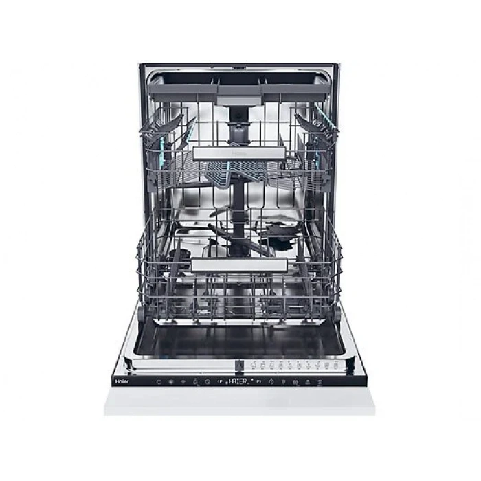 HAIER XS 6B0S3FSB 10 Programlı 16 Kişilik Wi-Fi + Bluetooth Bağlantılı Tam Ankastre Bulaşık Makinesi