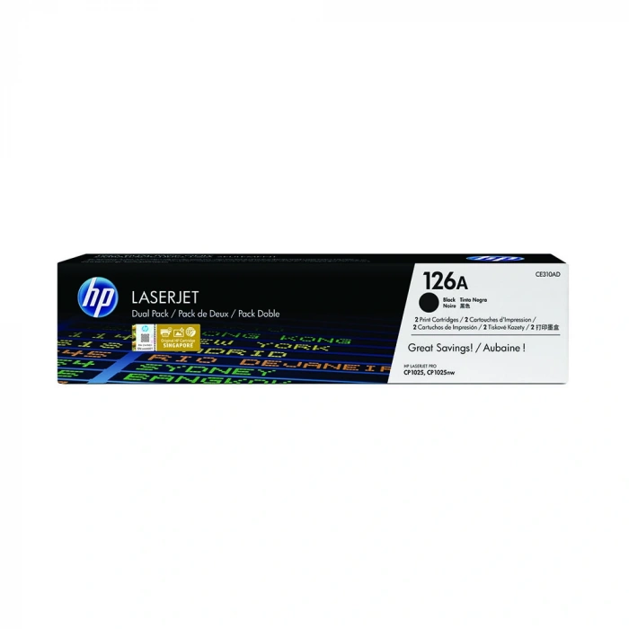 Hp CE310AD Toner Kartuş Siyah (126A) 2'li