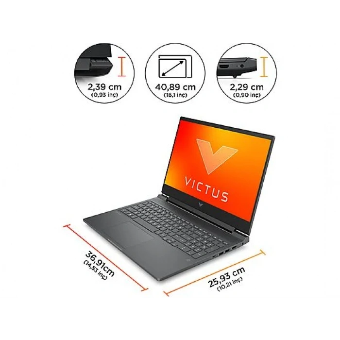 HP Victus/ Intel Core i7-14700HX/16GB RAM/512 GB SSD/RTX 4070/16.1''/Win 11/Laptop 9J219EA