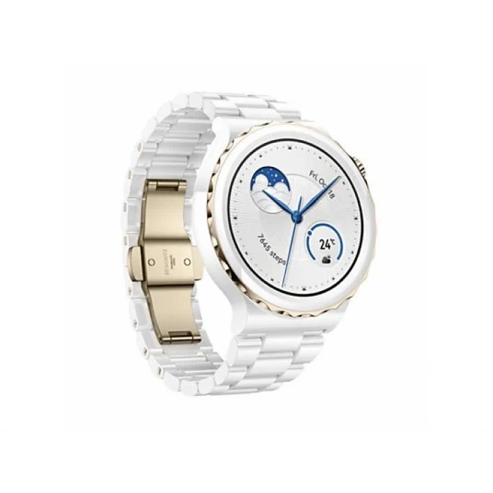 HUAWEI Watch GT3 Pro 43mm Seramik Kasa Beyaz Seramik Kayış Akıllı Saat