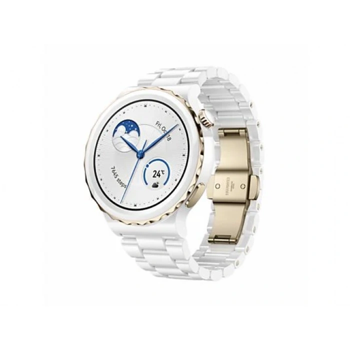 HUAWEI Watch GT3 Pro 43mm Seramik Kasa Beyaz Seramik Kayış Akıllı Saat