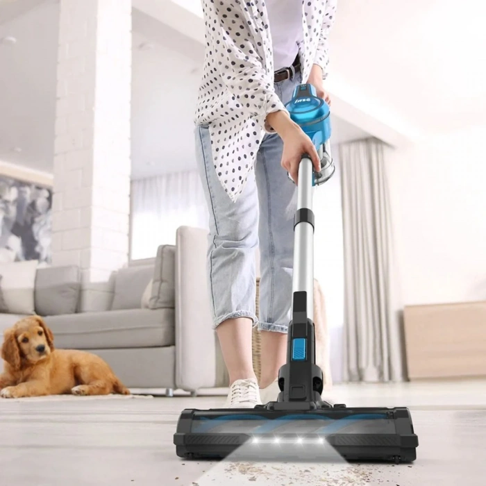 INSE S63 Cordless Vacuum Cleaner Şarjlı Dikey Süpürge Mavi