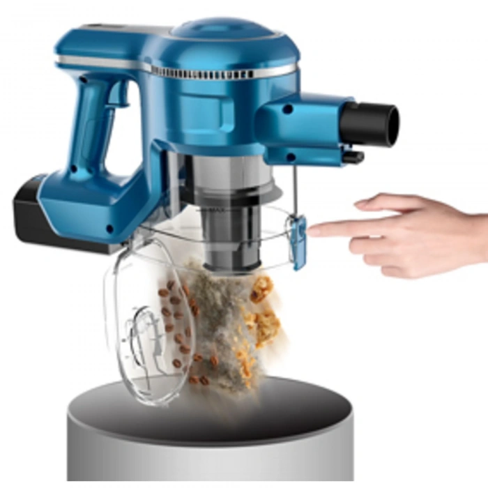 INSE S63 Cordless Vacuum Cleaner Şarjlı Dikey Süpürge Mavi