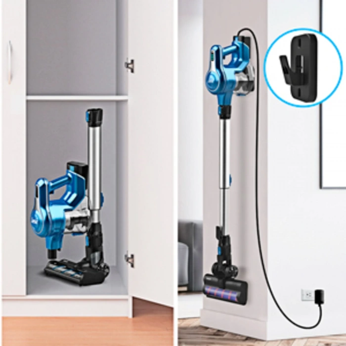 INSE S63 Cordless Vacuum Cleaner Şarjlı Dikey Süpürge Mavi