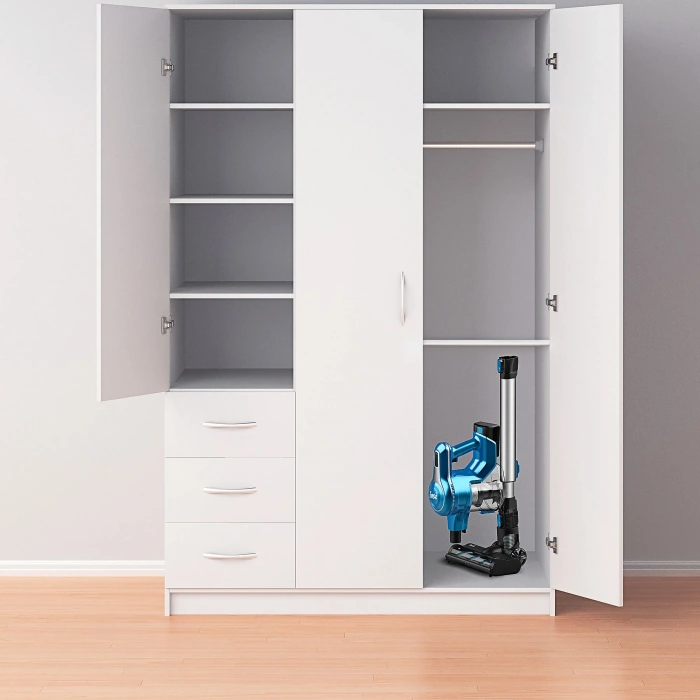 INSE S63 Cordless Vacuum Cleaner Şarjlı Dikey Süpürge Mavi