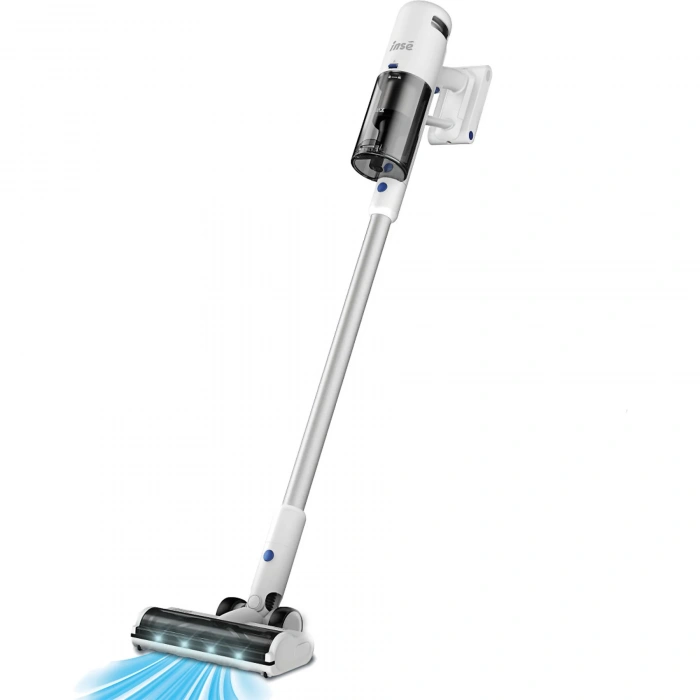 INSE V120 Cordless Vacuum Cleaner Şarjlı Dikey Süpürge Beyaz