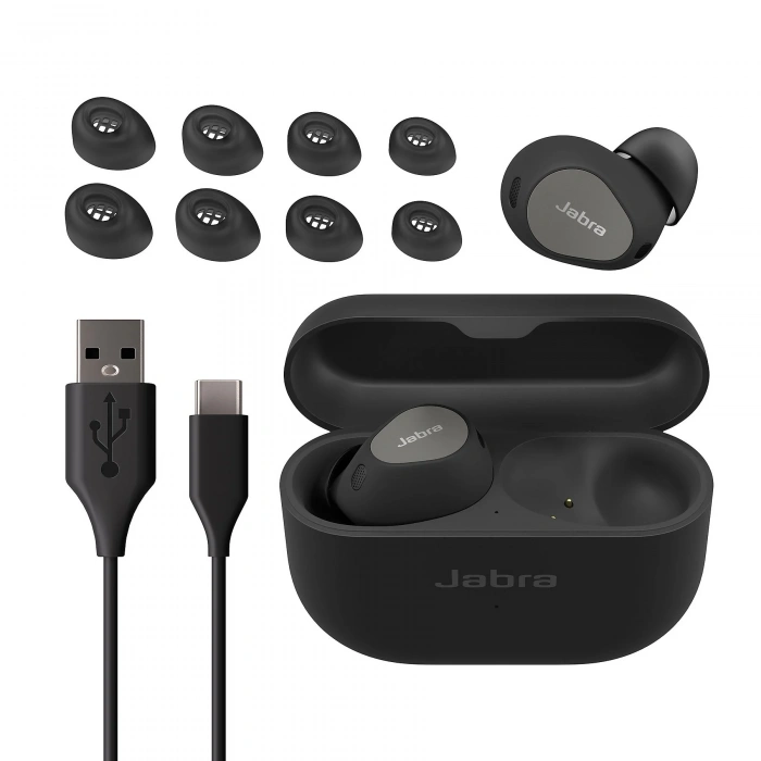 JABRA Elite 10 TWS Bluetooth Kulak İçi Kulaklık Titanyum Siyah