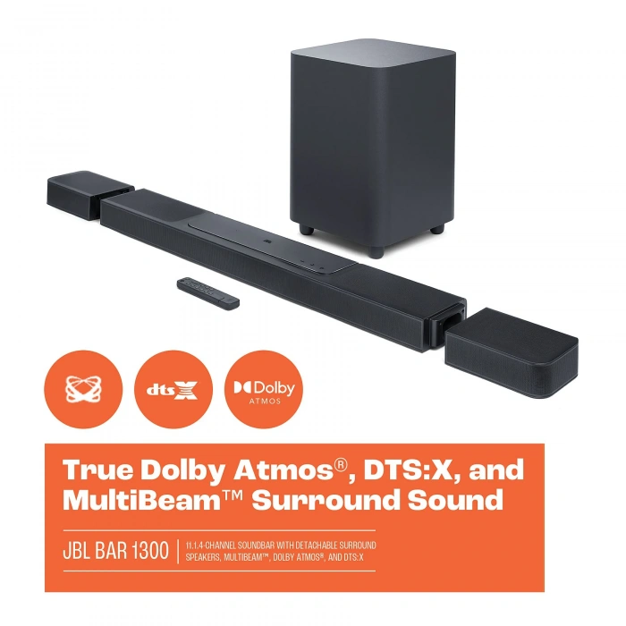 JBL Bar 1300 Dolby Atmos 15 Channels Kablosuz Soundbar Siyah