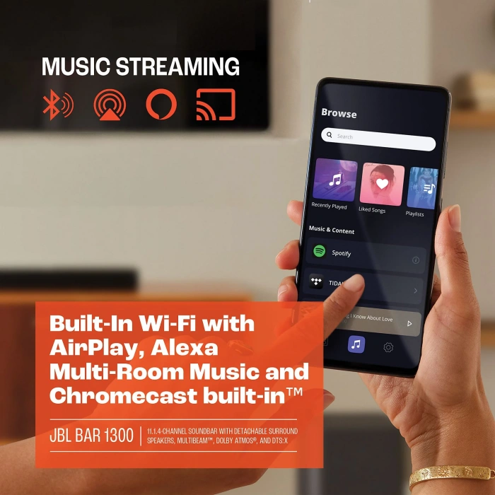 JBL Bar 1300 Dolby Atmos 15 Channels Kablosuz Soundbar Siyah